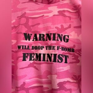 Pink army Feminist sweater